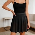 thumbnail image 3 of Ballet Dance Skirt for Women Semi See through Mesh A Line Short Tutu Skirts Classical Ballet Skirt, 3 of 8