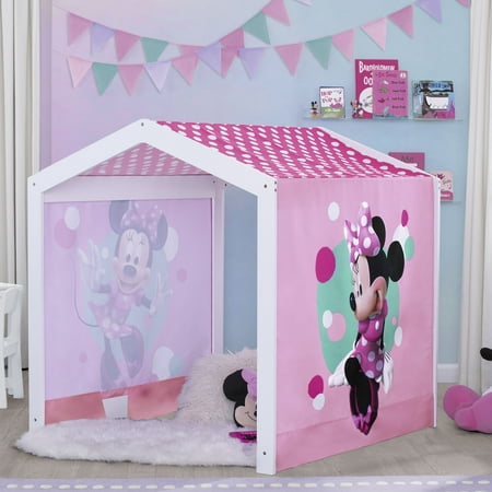 Disney Minnie Mouse Indoor Playhouse with Tent, Greenguard Gold Certified