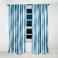 thumbnail image 5 of Designart "Striped Pattern With Blue Horizon Lines" Striped Modern Curtain, Striped, Abstract, 5 of 6