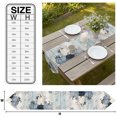 thumbnail image 3 of Navy Blue Pumpkin Fall Table Runner Linen Burlap Table Runner 72 Inches Long Autumn Maple Leaf Vintage Thanksgiving Dresser Scarves for Kitchen Island Coffee Dining Room Party Holiday Decor 14"x72", 3 of 8