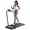 Black, variant on SHOUFTW Under Desk Treadmill with Handle, Portable Quiet Walking Pad with LED Display & Remote, Space-Saving for Home/Office (Silver)