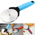 thumbnail image 4 of Homeer Pizza Cutter Pizza Hob Pizza Wheel Pizza Cutter with Protective Cover Ergonomic Handle Rust-proof Pizza Wheel for Kitchen Gadget, 4 of 11