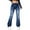 Dark blue, variant on Bootcut Jeans for Women, Audhol 2025 New American Retro Ripped Jeans Woman Fashion Slim Fit Jeans Low Rise Jeans Light Blue S