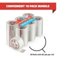 thumbnail image 6 of Simply Cool Packing Tape 18 Rolls, Clear Heavy Duty Shipping & Packaging Tape for Boxes, Moving, Mailing & Storage – Strong, 1.88” Wide x 60 Yards Per Roll, 1080 Yards Total, 6 of 7