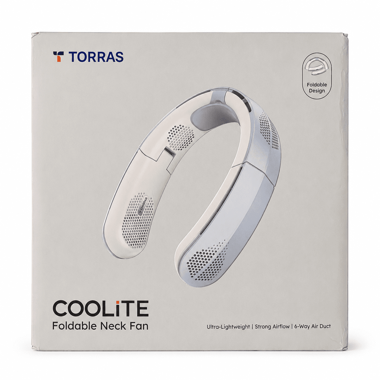 暑さ対策・冷却グッズ TORRAS COOLITE Foldable Neck Fan TORRAS