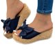 thumbnail image 3 of WILLBEST Sandalias Deportivas Sandalias De Plataforma Tacones De Cuña Moda Para Mujer Zapatillas Nuevas Use Una Plataforma Inferior Lazo, 3 of 7