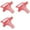 Pink, variant on Dr. Brown's HappyPaci 100% Silicone Pacifier 0-6m, BPA Free, Cool Gray, Green, Ecru, 3 Pack