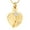 Gold-White, variant on Heart Urn Cremation Jewelry for Ashes with Angel Wing Charm Urn Necklace for Ashes Human / Pet Memorial Keepsake Pendant