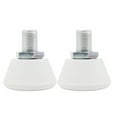 thumbnail image 2 of 2PCS Roller Skates Toe Stops Adjustable Rubber Brake Block, Dance Short White, 2 of 8