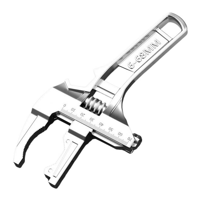 Binwennn Tournevis pour Filles 44 en 1 Réversible avec 6 Ouvertures de Mâchoire de 68mm Outil de Salle de Bain Multifonctionnel Ensemble de Bassin Mâchoire Fine Réglable Outil de Robinet