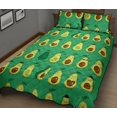 thumbnail image 2 of Bonito juego de cama con estampado de aguacate, 2 of 5