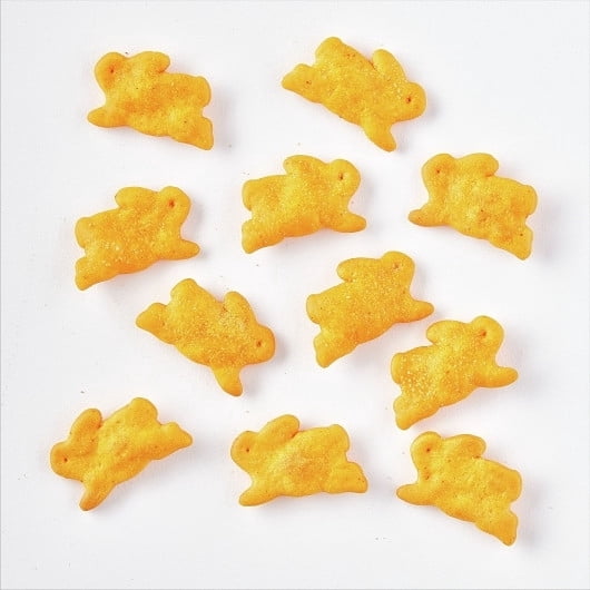 (12 pack) Annie's Organic Cheddar Bunnies Baked Snack Crackers, Original, 7.5 oz