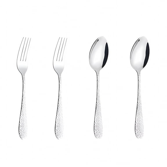 ACDANC 1 Set of Forks and Spoons Stainless Steel Fork Spoon Western Food Fork Home Tableware
