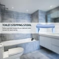 thumbnail image 4 of Raindrops Foot Stool Toilet Stable Support Blue PP 1Set 15.6X8.5X6.9In, 4 of 6