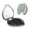 Heart Shape, variant on Picia Lighthouse for Compact Vanity Mirror , Travel Makeup Mirror , Portable Magnifying Cosmetic Mirror for Daily, Work, Business-Heart Shape