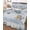 Gray Blue, variant on Twin Quilt Bedding Set, Christmas Reversible Summer Quilt 3 Pieces, Sliver Xmas Ball Gifts Ocean Conch Starfish Coastal Lightweight Bedspreads Coverlets with 2 Pillow Shams for All Seasons