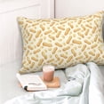 thumbnail image 4 of Fotbe Peanuts3 Funda de Almohada Decorativa Estilo Occidental, Lujo en Algodón, Fundas para Almohadas King, Cojín Estampado para Decoración del Hogar-16"x24", 4 of 6