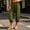 Army Green women elastic waist harem pants a1, variant on Women's Elastic Waist Harem Pants Loose Flowy Casual Capri Trousers Solid Boho Beach Vacation Travel Lounge Activewear Summer Outfits, Gray S