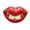 Red 1PCS, variant on Dog Pacifier Toy Funny Red Lips Dog Pacifier Silicone Chew Toy | Teething Soft Oral Health Care Calming Pet Teether For Training 1pc It Large Dog Squeaky Dog Small Dogs