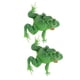 thumbnail image 3 of 2 piezas de ranas verdes decorativas, mini ranas simuladas, juguetes de ranas falsas para niños, 3 of 6