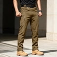 thumbnail image 2 of Meltox Men's Softshell Snow Ski Pants Waterproof Windproof Insulated Cargo Winter Brown S, 2 of 8