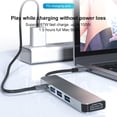 thumbnail image 3 of en 1, 4K , 3 puertos USB 3,0, puerto de carga PD adapta multipuerto para portátil Smartphone proyector Sunnimix adaptador de concentrador usb multipuerto, 3 of 8