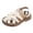 White, variant on Krdevn Toddler Kids' Closed-Toe Fisherman Sandals Adjustable Buckle Soft Comfortable Summer Casual Dressy Shoes,Sizes 1-1.5 Years
