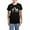 With Blue Strpe Pant, variant on CafePress - I Llove Llamas Pajamas - Women's Short Sleeve Print T-Shirt and Pants Dark Cotton Pajama Set