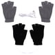thumbnail image 3 of GOOHOCHY 2 pares de guantes con calefacción USB Guantes de medio dedo con calefacción térmica de invierno de lana, 3 of 8