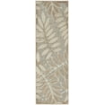 thumbnail image 3 of Nourison Aloha Indoor/Outdoor Tropical Botanical Natural 2' x 6' Area Rug, (6' Runner), 3 of 8