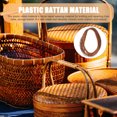 thumbnail image 4 of 1 Roll of Plastic PE Rattan High Strength Rattan Chair Repair Material Bench Chair Table Repair Rattan, 4 of 5