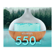 thumbnail image 2 of Difusor De Aroma Ultrasonico 550ml Con 12 Aceite Esencia Diseño de Madera, 2 of 5