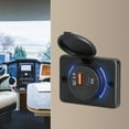 thumbnail image 5 of 12V/24V USB Outlet with Cover, PD3.0 18W Type C & QC3.0 18W USB Port Panel Car USB Socket Chargers Adapters, 5 of 8
