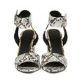 thumbnail image 4 of Women Wide Buckle Ankle Strap Block Chunky Heel Sandal 18990, 4 of 6