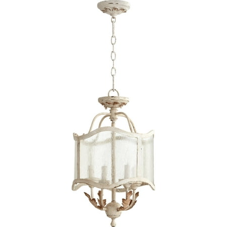 

Semi Flush Mounts 4 Light With Persian White Finish Candelabra Base Bulbs 13 inch 240 Watts