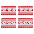 thumbnail image 1 of Juego de 4 manteles individuales navideños para mesa, tapete de cocina navideño para vacaciones de invierno, tapete para comedor, accesorio de Año Nuevo feliz, 1 of 5
