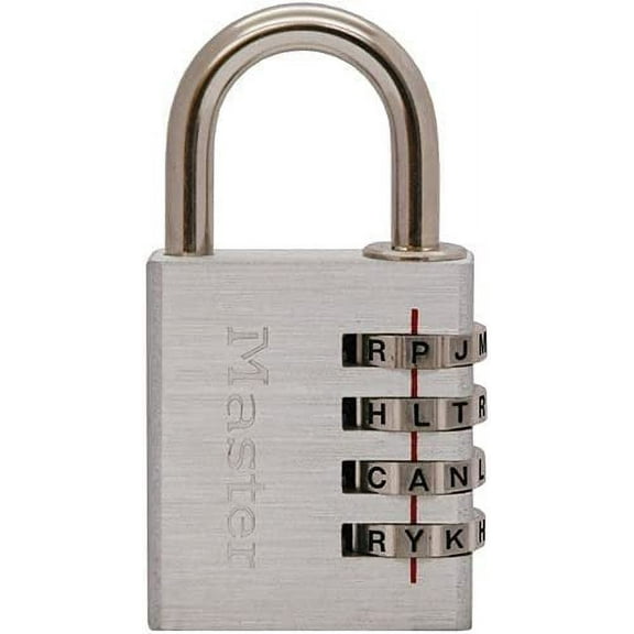 Master Lock 643DWD, 1-9/16" Wide Set Your Own Word Combination Padlock Pack of 20 pcs