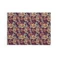 thumbnail image 4 of YFYANG Rectangular Polyester Table Cloth Vintage Rose Pattern Table Cover for Indoor Outdoor Kitchen Restaurant Table Decoration Tablecloths，54" X 72", 4 of 9