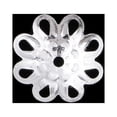 thumbnail image 3 of 5 cuentas de flor de ciruelo, accesorios de joyería para manualidades DIY - Plateado Plata, 3 of 9