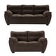 thumbnail image 1 of Sala 3-2 TRINITY Monza 2 Piezas (Sofá, Love Seat) Chocolate Para Sala, 1 of 8