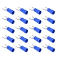 thumbnail image 4 of Fork Terminals,50Pcs Fork Terminals Insulated Fork Terminals Connectors Insulated Fork Spade Terminals Optimal Efficiency, 4 of 8