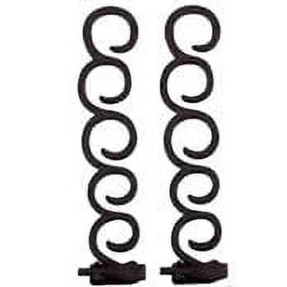 Labriciyon Clip para el cabello, 1 par de clips negros para peinar el cabello, herramienta de peinado para mujeres, accesorios para el cabello, moños y moldeadores de corona, 2 unidades