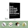 thumbnail image 4 of Motivational Quote Consistency Over Perfection Poster Wrapped Wooden Frame Wall Decor,,Canvas Wall Art for Living Room,Bedroom,Office,Ready to Hang, 4 of 5