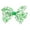 Green, variant on St Patricks Day Hair Bow Clip with Shamrocks for Girls 1 Piece-Large Shamrocks
