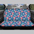 thumbnail image 3 of FUIALDOLG Strawberry Floral Car Back Seat Covers, Set of 2 Pieces Stretch Durable Seat Covers for SUV, Truck and Sedan, 3 of 4