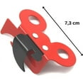 thumbnail image 3 of Abrelatas manual, Abrelatas Presto, Abrelatas 2 en 1, Abrelatas manual, Abrelatas Papillon, Acero Inoxidable, Rojo, 7,3 x 4,5 x 2,5 cm JM, 3 of 5