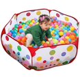 thumbnail image 2 of 100cm Children's Ball Pool Play Tent With Storage Bag (balls Not Included), 2 of 5
