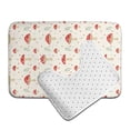 thumbnail image 6 of Yiaed Mushroom Print Bathroom Mat Set 2 Pieces Mat Anti-Skid Pad Ultra Soft and Absorbent Bathroom Bath Mat Contour Bath Rugs for Toilet Base, 6 of 6