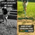 thumbnail image 2 of Landzie Lawn Leveling Rake - 30 Inch Wide 72 inch Handle Powder Coated Yard, Garden, and Lawn Leveling Tool - Professional Lawn Care Landscaping Tools, 2 of 8