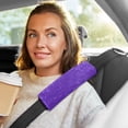 thumbnail image 6 of ALAZA Tulip Purple Car Seat Belt Adjuster Neck Covers Shoulder Cushions Pads M, 6 of 8